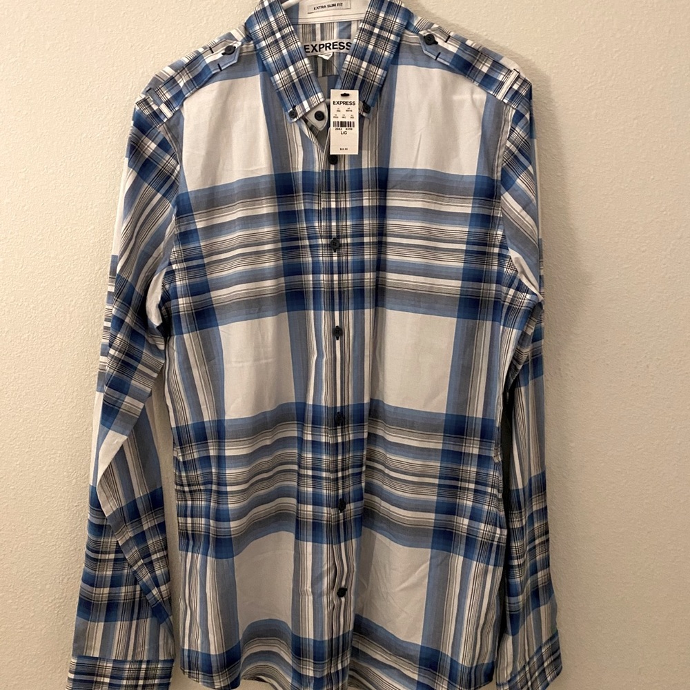 NWT Extra-Slim Button Down
